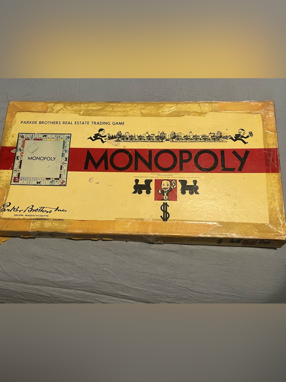 Monopoly Board Game - Yellow and Red